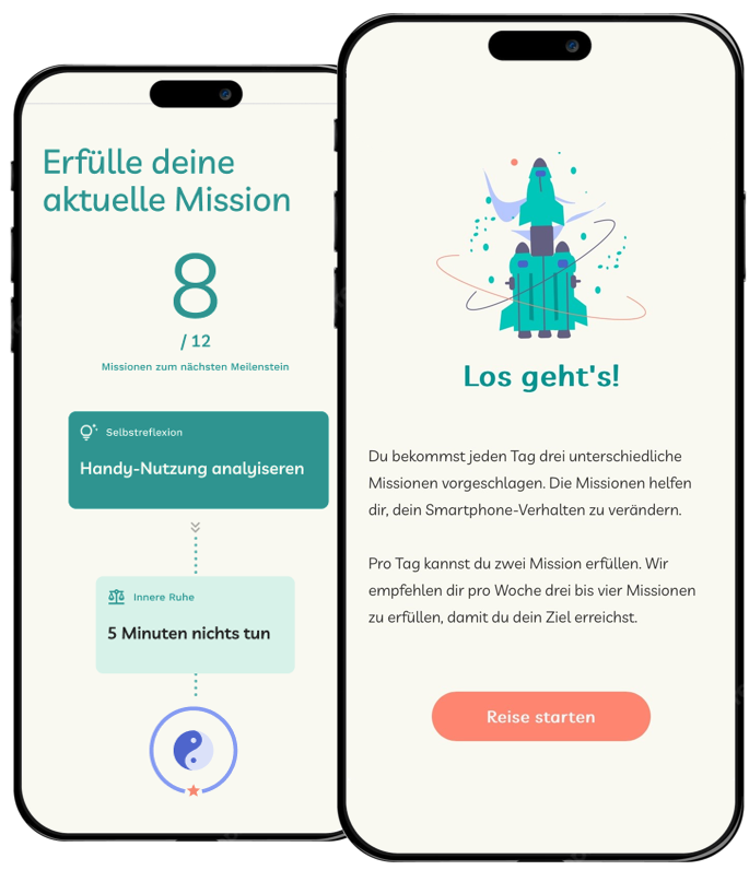 Die detoxi Health App bringt dich in digitale Balance.